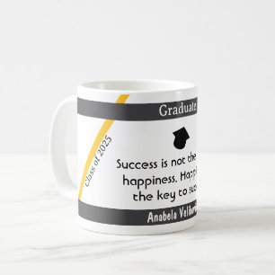 Afstuderen Quote 3 Koffie mok