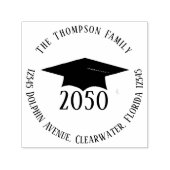 Afstuderen Retouradres Eenvoudige Typografie Zelfinktende Stempel (Design)