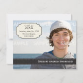 Afstuderen Ribbon Uitnodiging (Voorkant)