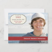 Afstuderen Ribbon Uitnodiging (Voorkant)