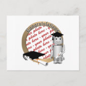 Afstuderen Robot Foto Lijst Aankondigingskaart (Voorkant)