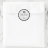Afstuderen Ronde Sticker (Tas)