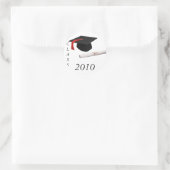 Afstuderen Ronde Sticker (Tas)