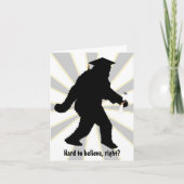 Afstuderen Sasquatch Kaart (Voorkant)