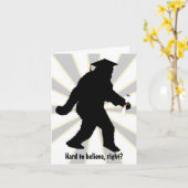 Afstuderen Sasquatch Kaart (Gele Bloem)