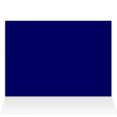 Afstuderen Sch Colours Blue Gold Table Number Kaar (Binnen Horizontaal (Boven))