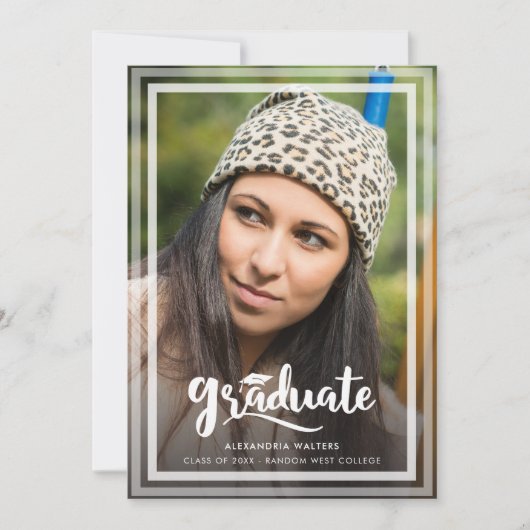 Afstuderen Script 2 Foto's Afstudeerder 2025 Aankondiging (Voorkant)