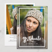 Afstuderen Script 2 Foto's Afstudeerder 2025 Aankondiging (Voorkant / Achterkant)