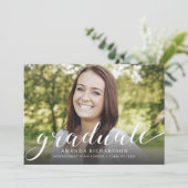 Afstuderen script, aankondiging Afstuderen (Staand voorkant)