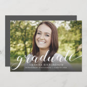 Afstuderen script, aankondiging Afstuderen (Voorkant / Achterkant)