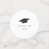 Afstuderen Script Foto Groen Afstudeerder 2024 Fee Confetti (Kleine voorkant)