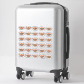 Afstuderen Script Modern Copper and Black Stickers (Koffer)