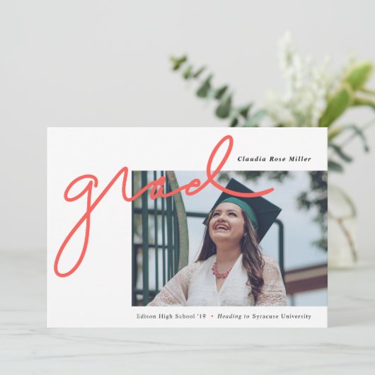 Afstuderen Scripted Afstudeerder Aankondiging (Staand voorkant)