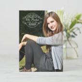 Afstuderen Seal Foto Afstuderen Aankondiging (Staand voorkant)