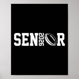 Afstuderen Senior CL van 2026 Afstuderen American Poster
