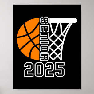 Afstuderen Senior CL van basketbalspeler Gradu 202 Poster
