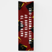 Afstuderen Senior Class 2025 Spandoek (Verticaal)