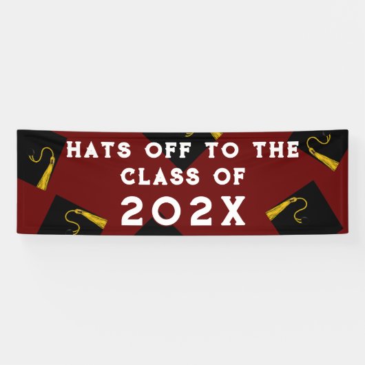 Afstuderen Senior Class 2025 Spandoek (Horizontaal)