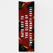 Afstuderen Senior Class 2025 Spandoek (Verticaal)