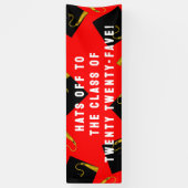 Afstuderen Senior Class 2025 Spandoek (Verticaal)