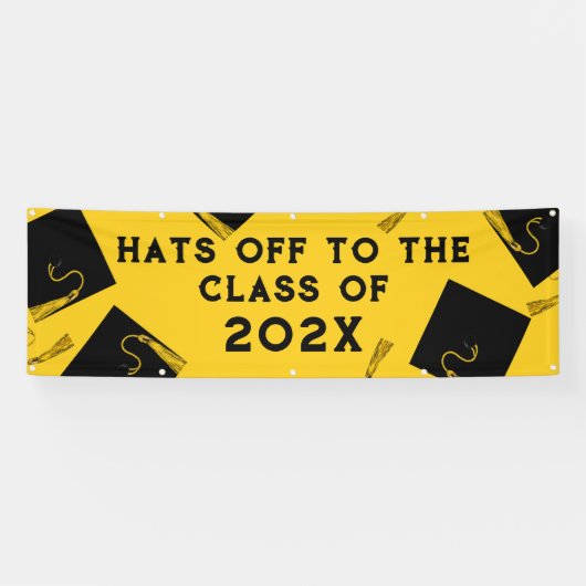 Afstuderen Senior Class Congrats Banner (Horizontaal)