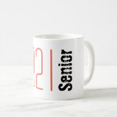 Afstuderen Senior Coffee Mok - Klasse van 2021 (Voorkant rechts)