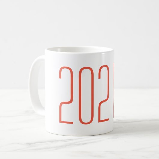 Afstuderen Senior Coffee Mok - Klasse van 2021 (Voorkant links)
