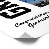 Afstuderen Senior Jaar Afstuderen Fotocollage Poster (Hoek)