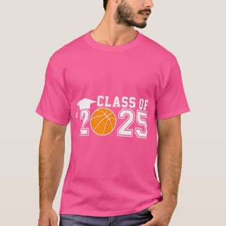 Afstuderen Senior Klasse van 2025 Basketbalspeler  T-shirt