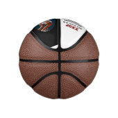 Afstuderen Senior Night Custom Foto & Naam Basketbal (Rechts)