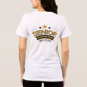 Afstuderen Senior Stars Tri-Blend Shirt (Achterkant)