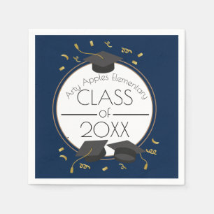 afstuderen servetklasse van 2020, 2019, 2021, 2023 servet