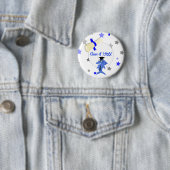 Afstuderen Shark party class of button (In situ)