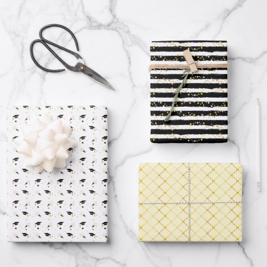 Afstuderen Shine Trio 3 Inpakpapier Vel (Voorkant)