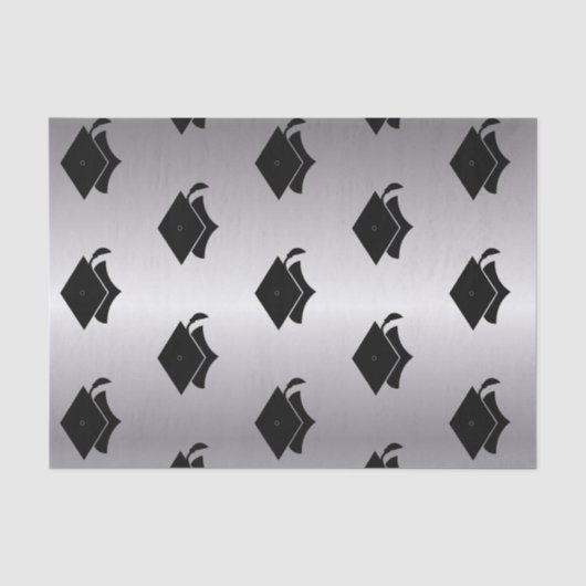 Afstuderen Silver-weefselpapier Tissuepapier (Voorkant)