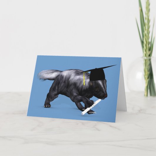 Afstuderen Skunk Kaart (Voorkant)
