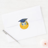 Afstuderen Smile Gezicht Sticker (Envelop)