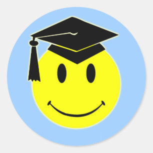 Afstuderen Smile Sticker