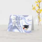 Afstuderen Son gedicht Kaart (Gele Bloem)