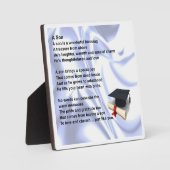 Afstuderen Son Poem Plaque Fotoplaat (Voorkant)