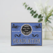 Afstuderen sparen de Datum Briefkaart (Staand voorkant)