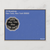 Afstuderen sparen de Datum Briefkaart (Achterkant)