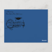 Afstuderen sparen het Briefkaart van de Datum (Achterkant)