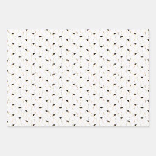 Afstuderen Sparkle Set 3 Inpakpapier Vel (Voorkant 2)