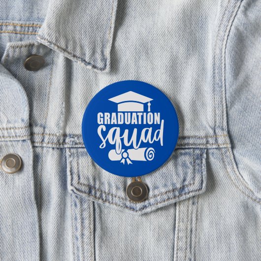 Afstuderen Squad 2023 Afstuderen Ronde Button 7,6 Cm (In situ)