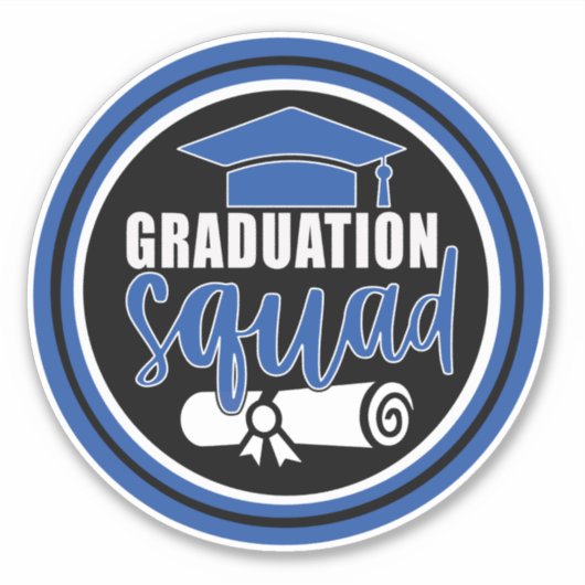 Afstuderen Squad 2023 Sticker (Voorkant)