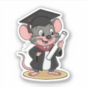 Afstuderen Sticker (Voorkant)