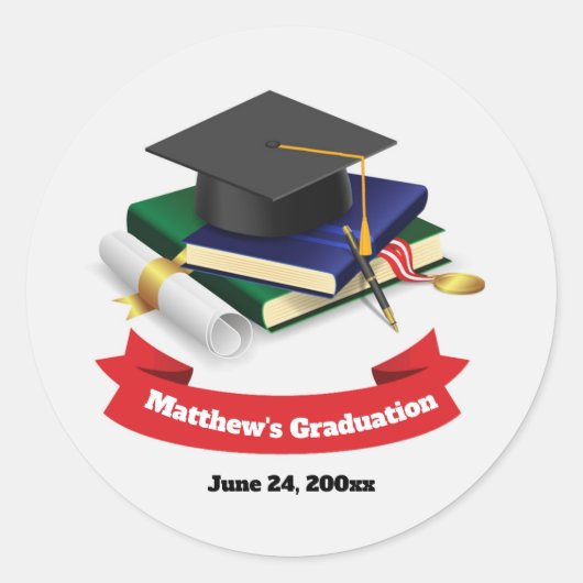 Afstuderen Sticker (Voorkant)