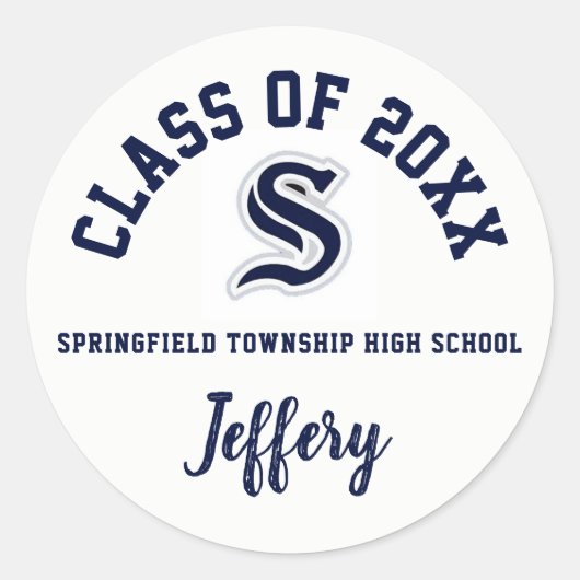 Afstuderen Stickers Springfield High School (Voorkant)