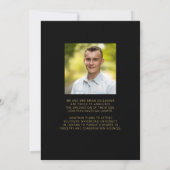 Afstuderen Stijlvolle klasse Jaar 5 Aangepaste kle Aankondiging (Achterkant)